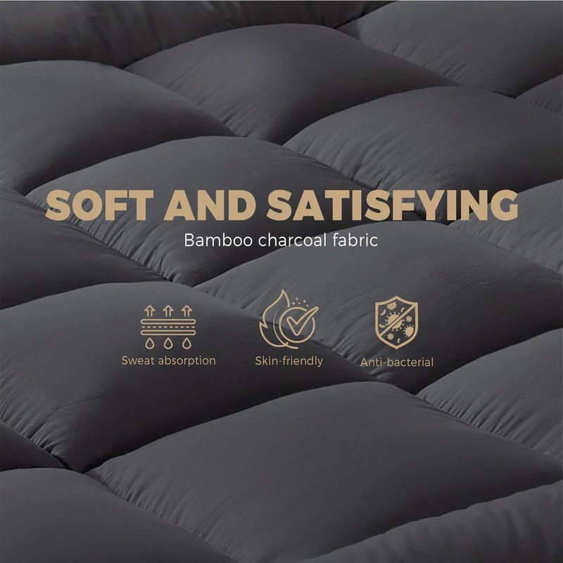 Luxe Charcoal Mattress Topper